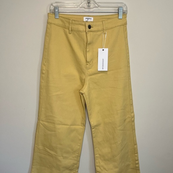 NWT High Waist Wide Leg Jeans Size Large - Picture 3 of 14